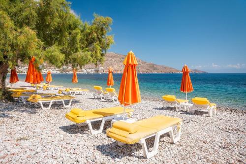 Pohled zvenku, Livadia Beach Tilos Apartment in Tilos