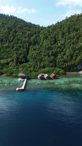 Vue extérieure, Mantastic Scuba and Lodge in Raja Ampat