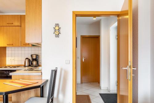 ห้องครัว, Ferienwohnung Tannenblick 3-2 in โอเบอร์ฮอฟ