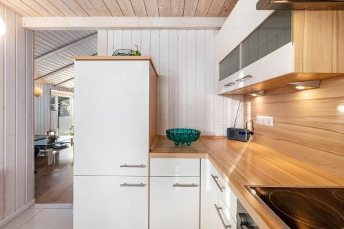 virtuve, Ferienhaus Aquamarin in Wesselburenerkoog