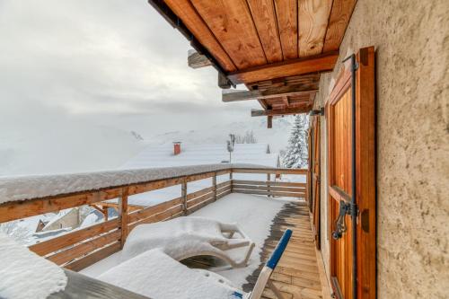 Viesnīcas āriene, Chalet Belledonne et Appartement in Villard Rekulas