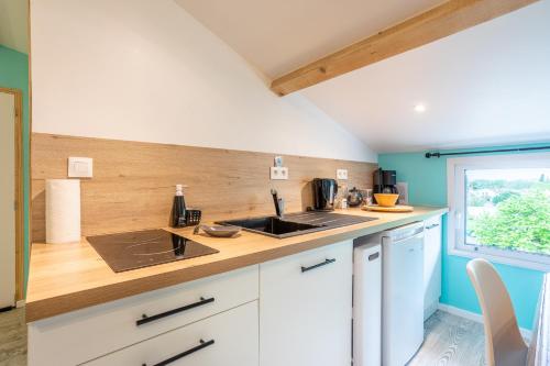 virtuve, Studio proche Marais Poitevin in Oulmes