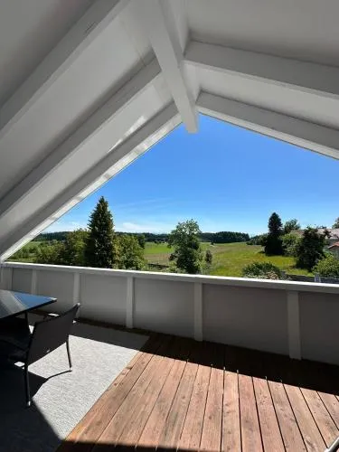 Alpenblick in Waldburg, Deutschland