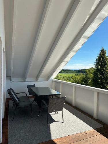 Alpenblick in Waldburg, Deutschland