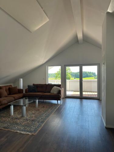 Alpenblick in Waldburg, Deutschland