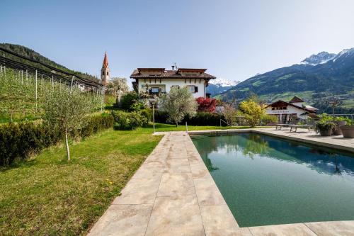 Viesnīcas āriene, Gasserhof Ferienwohnung Gravenstein in Caines