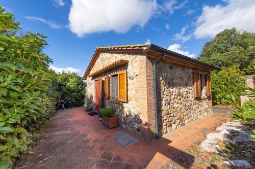 A szálláshely kívülről, La Baciosa in Casale Marittimo