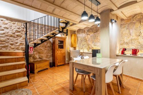 Viesnīcas āriene, Entre Eras Aptos Rurales La Bodega in Ademuz