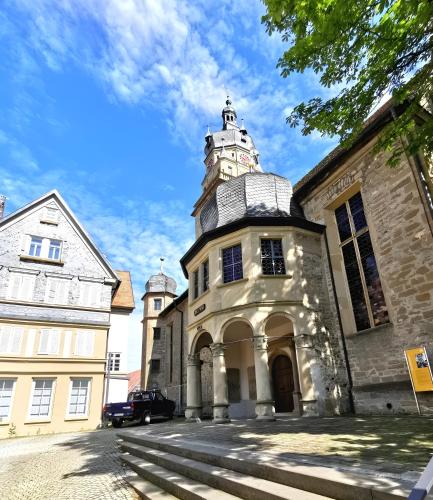 Viesnīcas āriene, Ferienwohnung Snug und Hugley in Neuenstein (Hohenloher Ebene)