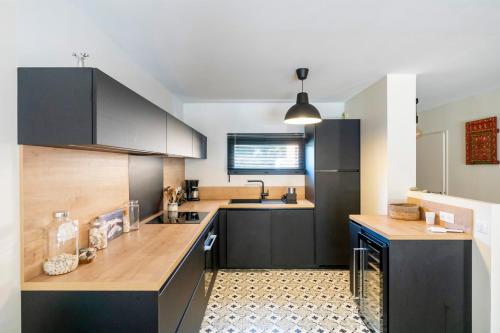 مطبخ, Maison de vacances Oceanides in Les Dunes