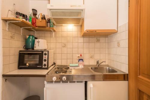Cozinha, Ferienwohnung Achraintal 4 in Centro da cidade