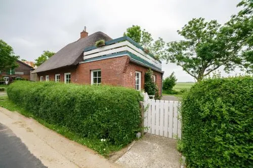 Rosen Hus in Pellworm, Deutschland