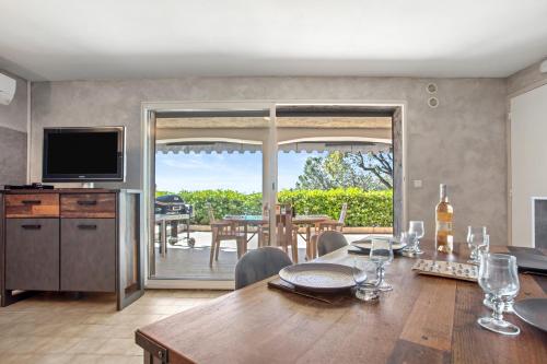 Appart Rez de jardin vue mer