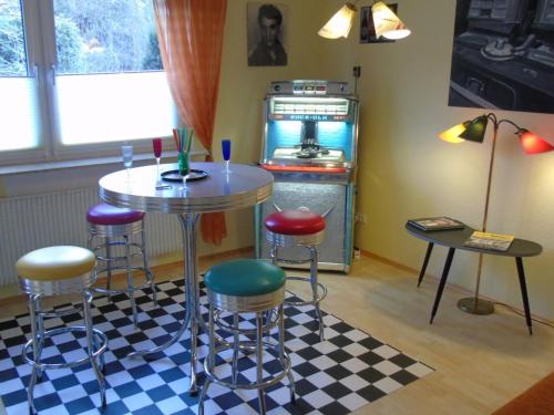 Viesnīcas āriene, Ferienwohnung Ullrich im Spessart in Letgenbruna/Josgrunda