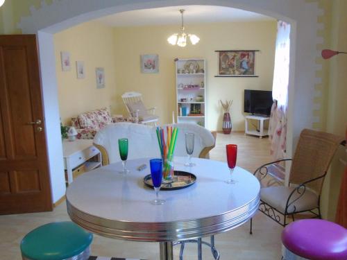 Viesnīcas āriene, Ferienwohnung Ullrich im Spessart in Letgenbruna/Josgrunda