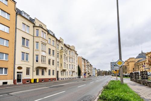 A szálláshely kívülről, Ferienwohnung Am Theaterplatz in Gera