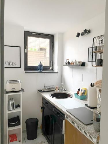 Kitchen, Ruhiges Apartment Munster Baumberge in Nottuln