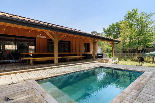 Villa Famille et Piscine - Location saisonnière - Vendays-Montalivet