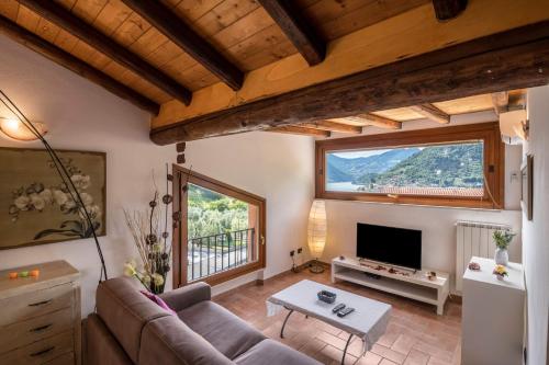  Mansarda con vista lago in Sulzano
