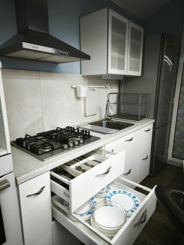Kitchen, Marilidia House in Kastelli