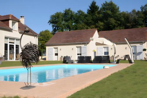 Viesnīcas āriene, Domaine La Truffière des Mérigots (Domaine La Truffiere des Merigots) in Gabillou