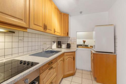 Kitchen, Ferienwohnung Sonnenblume in Lichtenfels-Sachsenberg