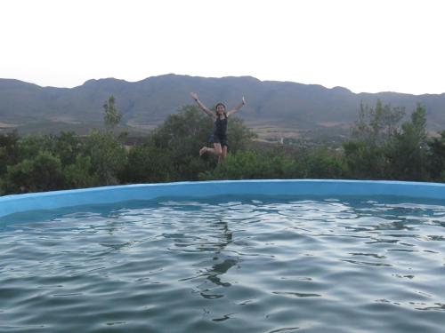 Úszómedence, Swartberg Backpackers Booked for you Only No sharing in Matjiesrivier