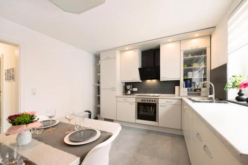 virtuve, Ferienwohnung My Suite Home in Illingen (Saarland)