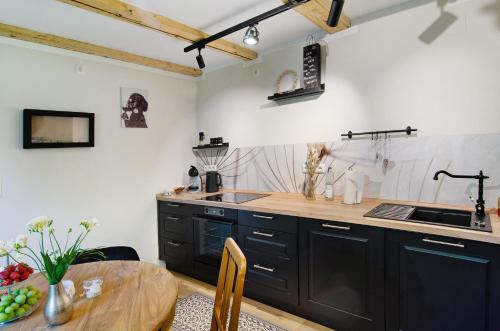 Konyha, Ferienwohnung Seelenruhig in Gieboldehausen