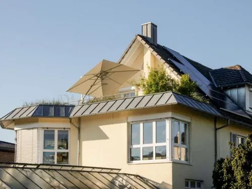 Über der alten Gärtnerei in Allensbach, Deutschland