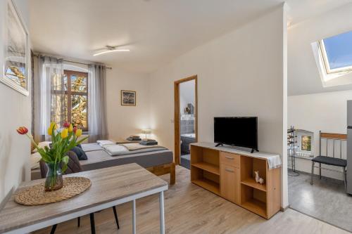 Viesnīcas āriene, Ferienwohnung Klosterheide in Lindow