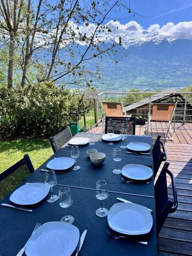 Viesnīcas āriene, Chalet Coeur de Savoie in Verrens-Arvey
