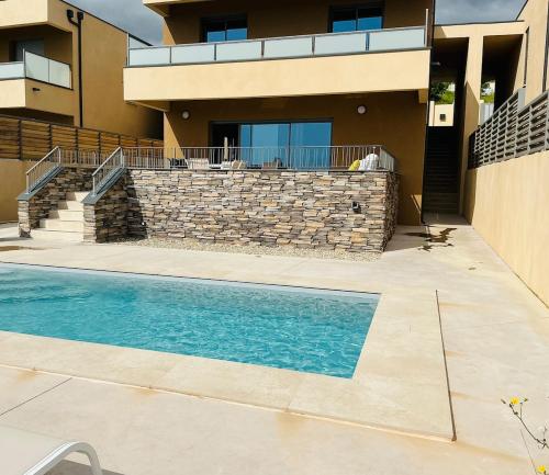 Superbe villa neuve avec piscine -vue mer-Furiani - Location saisonnière - Furiani