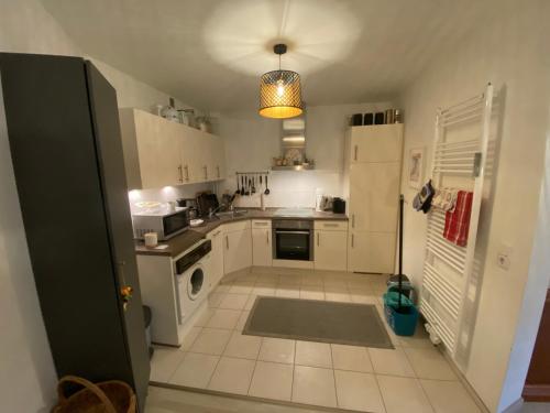 Kitchen, Ferienwohnung Molln am Kurpark in Molln