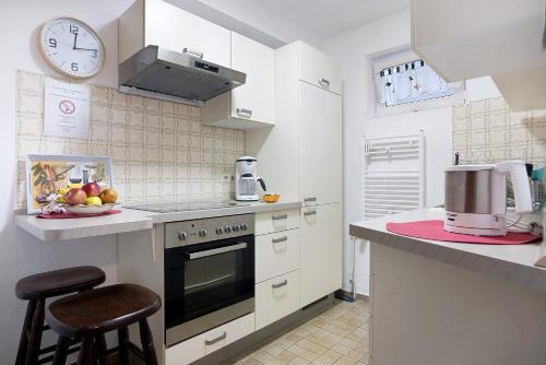 virtuve, Ferienwohnung Grünfelder (Ferienwohnung Grunfelder) in Au