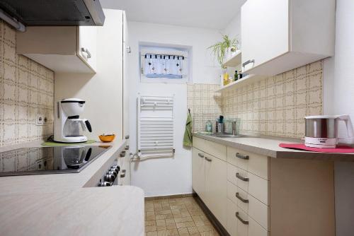 virtuve, Ferienwohnung Grünfelder (Ferienwohnung Grunfelder) in Au