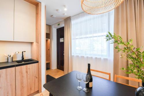 廚房, Hotel Monínec - Depandance Apartmány (Hotel Moninec - Depandance Apartmany) in 塞德萊茨柏斯