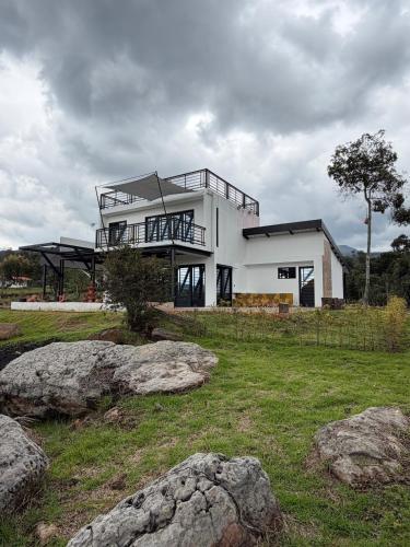 Létesítmények, Villa El Encanto Casa campestre con fogata y vista in Tinjaca