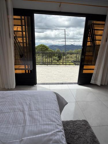 Kilátás, Villa El Encanto Casa campestre con fogata y vista in Tinjaca
