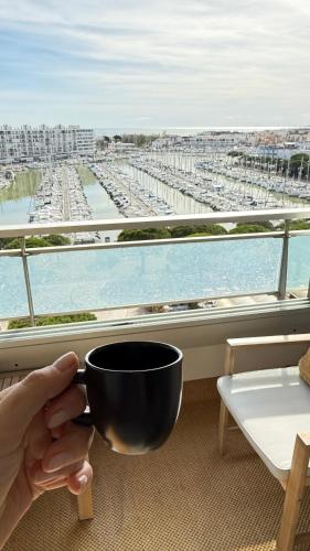 Appartement vue mer Carnon Plage dernier étage proche Parc Expo