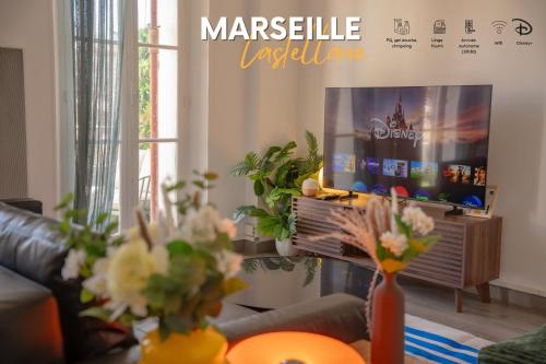 Marseille centre/4p/wifi/terrass