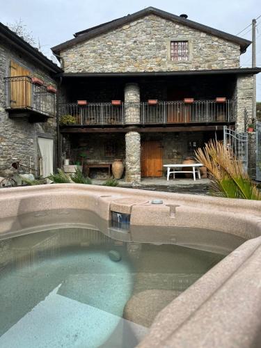 A szálláshely kívülről, Villa Chiara in Casola in Lunigiana