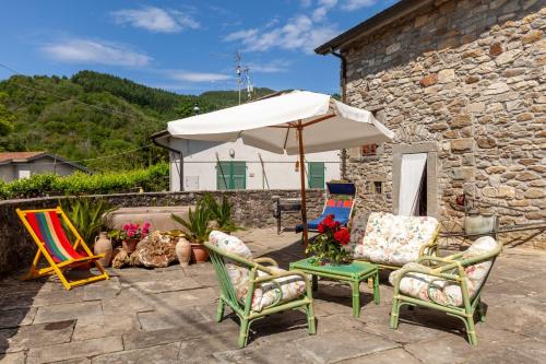 A szálláshely kívülről, Villa Chiara in Casola in Lunigiana