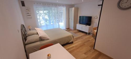 Koplietošanas atpūtas telpa ar TV, Studio calme proche de Nice in Colomars