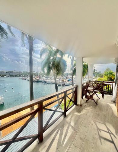 Le Balcon Marina 3 chambres vue mer - Location saisonnière - Pointe-à-Pitre