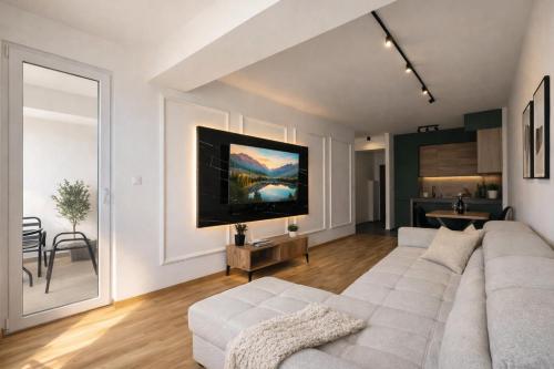 EliteStay Luxury Skopje Skyline Apartment Free Parking 5km to City Center – khách sạn tại Chento