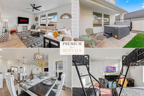 Luxury 5BR Retreat - Hot Tub - Game Room - Parks