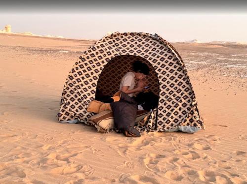 Black and White Desert 4X4 Jeep Tour and Camping in Farafra
