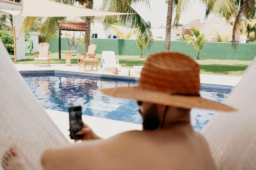 Piscina, Casa La Yola in Monterrico