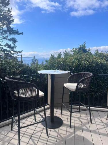 2BR 2Bath Suite - Ocean View Deck - Walk to Beach in White Rock (BC)